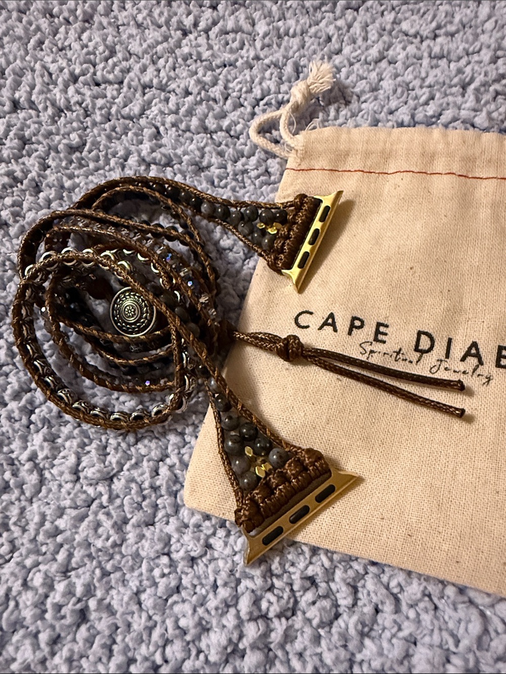 Cape Diablo Beaded Wrap Bracelet for Apple Watch - Women's Jewelry